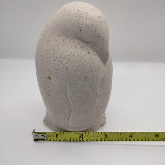 1978 Alva Studios Soapstone Penguin Figure Mid Century Modern Signed 5" x 2.5" - Picture 8 of 10